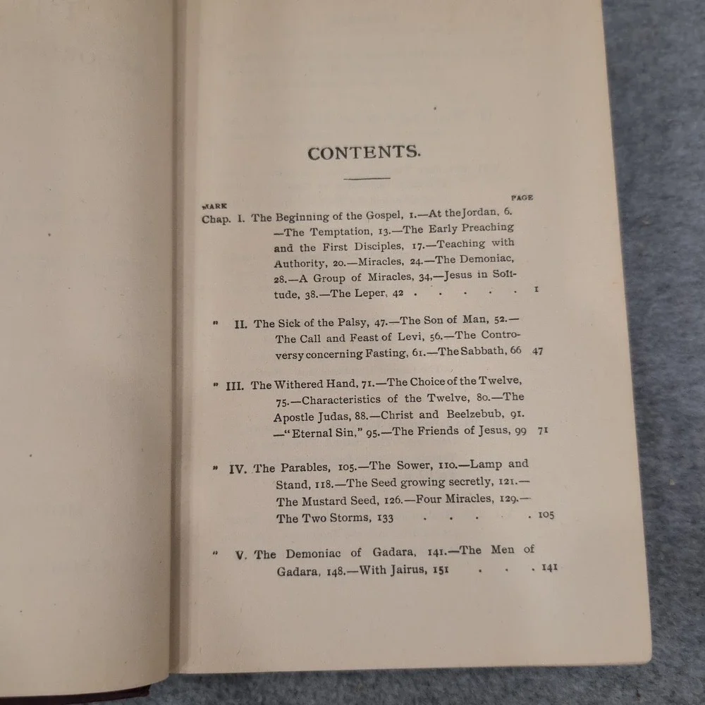 The Expositor's Bible St.‎ Mark G.A. Chadwick Hardcover George H. Doran Company - Picture 4 of 5